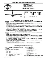 Preview for 1 page of Emerson HF948W Instructions