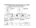 Emerson HFT2900 FP Installation Instructions And Mounting Template preview