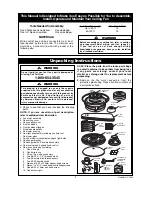 Предварительный просмотр 3 страницы Emerson HIGHGROVE CF990BS00 Owner'S Manual