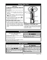 Предварительный просмотр 12 страницы Emerson HIGHGROVE CF990BS00 Owner'S Manual