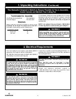 Предварительный просмотр 4 страницы Emerson HIGHPOINT CF205BS01 Owner'S Manual