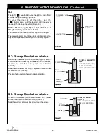 Предварительный просмотр 24 страницы Emerson HIGHPOINT CF205BS01 Owner'S Manual