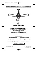 Emerson HIGHPOINTE CF205BS00 Owner'S Manual preview