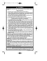 Предварительный просмотр 2 страницы Emerson HIGHPOINTE CF205BS00 Owner'S Manual