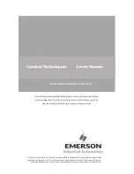 Предварительный просмотр 40 страницы Emerson HVAC Drive H300 Installation And Commissioning Manual