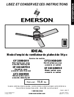 Предварительный просмотр 57 страницы Emerson IDEAL CF330BQ00 Owner'S Manual