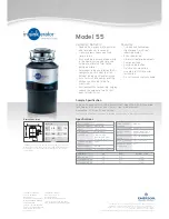 Preview for 1 page of Emerson InSinkErator 55 Instruction Manual