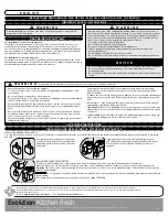 Предварительный просмотр 9 страницы Emerson InSinkErator 658442 Manual