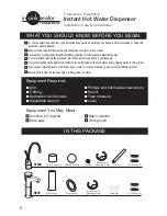 Preview for 2 page of Emerson Insinkerator C1300 Owner'S Manual