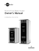 Emerson insinkerator W152 Owner'S Manual preview