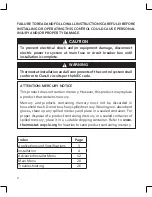 Preview for 2 page of Emerson Inspire 1HDEZ-1521 Installation Instructions Manual