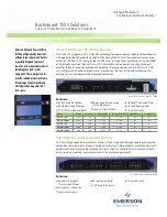 Preview for 1 page of Emerson Islatrol RM-115-10R Specification Sheet