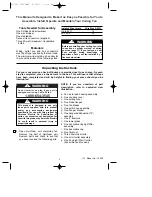 Preview for 3 page of Emerson JULIANNE CF220AGW00 Owner'S Manual