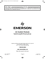 Предварительный просмотр 22 страницы Emerson KEANE CF320BS00 Owner'S Manual