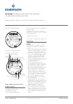 Emerson KEYSTONE  F320 Operating And Safety Instructions предпросмотр