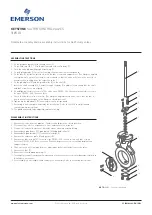 Preview for 1 page of Emerson KEYSTONE F635 Assembly And Disassembly Instructions