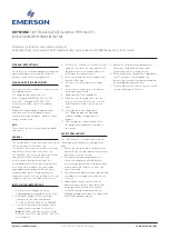 Предварительный просмотр 1 страницы Emerson Keystone Figure 634 Installation And Commissioning Instructions