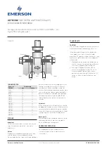 Emerson Keystone Figure 952 Installation And Operating Manual preview