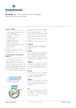 Emerson Keystone OM9 Installation & Maintenance Instructions Manual предпросмотр