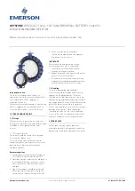 Preview for 1 page of Emerson KEYSTONE OPTISEAL F14 Installation And Maintenance Instructions Manual