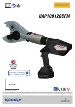 Emerson Klauke UAP100120CFM Manual preview