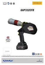 Emerson Klauke UAP332CFB Manual предпросмотр