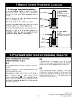 Preview for 21 page of Emerson Laclede Eco LED CF995BS01 Owner'S Manual