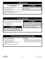 Preview for 22 page of Emerson Laclede Eco LED CF995BS01 Owner'S Manual