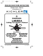 Emerson LARISSA KF220AGW00 Owner'S Manual предпросмотр