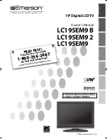 Emerson LC195EM9 B Owner'S Manual preview