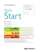 Preview for 1 page of Emerson LC220EM2 Quick Start Manual