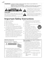 Preview for 2 page of Emerson LC320EM2 Owner'S Manual