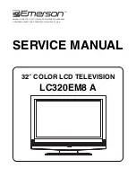 Preview for 1 page of Emerson LC320EM8 Service Manual