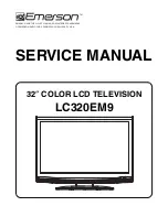 Preview for 1 page of Emerson LC320EM9 B Service Manual