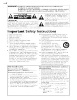 Preview for 2 page of Emerson LC401EM2 Owner'S Manual