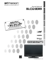 Emerson LCD TV BLC320EM9 Owner'S Manual preview