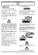 Preview for 8 page of Emerson Leroy Somer R250 Installation And Maintenance Manual