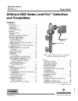 Emerson Level-Trol 2500 Instruction Manual preview