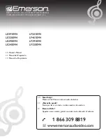 Preview for 1 page of Emerson LF320EM5F Owner'S Manual