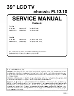 Preview for 1 page of Emerson LF391EM4 Service Manual