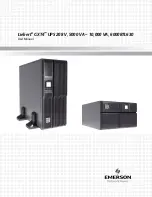 Emerson Liebert GXT4-10000RT208 User Manual preview