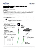 Emerson LIEBERT MULTILINK IRACKMLADPT Installation Instructions предпросмотр