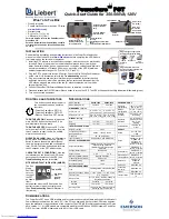 Emerson Liebert PowerSure PST PA350-120U Quick Start Manual preview