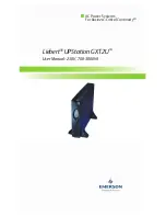 Emerson Liebert UPStation GXT2U User Manual предпросмотр
