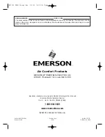 Preview for 34 page of Emerson LURAY ECO CF860BQ00 Owner'S Manual