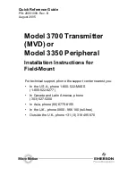 Emerson Micro Motion 3350 Installation Instructions Manual preview