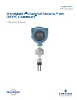 Preview for 1 page of Emerson Micro Motion Viscomaster Installation Manual