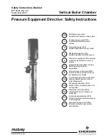 Emerson mobrey BP104/SI Safety Instructions Booklet preview