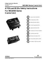 Предварительный просмотр 1 страницы Emerson Mobrey MCU900 Series Safety Instructions