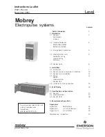 Emerson Mobrey Instruction Leaflet preview